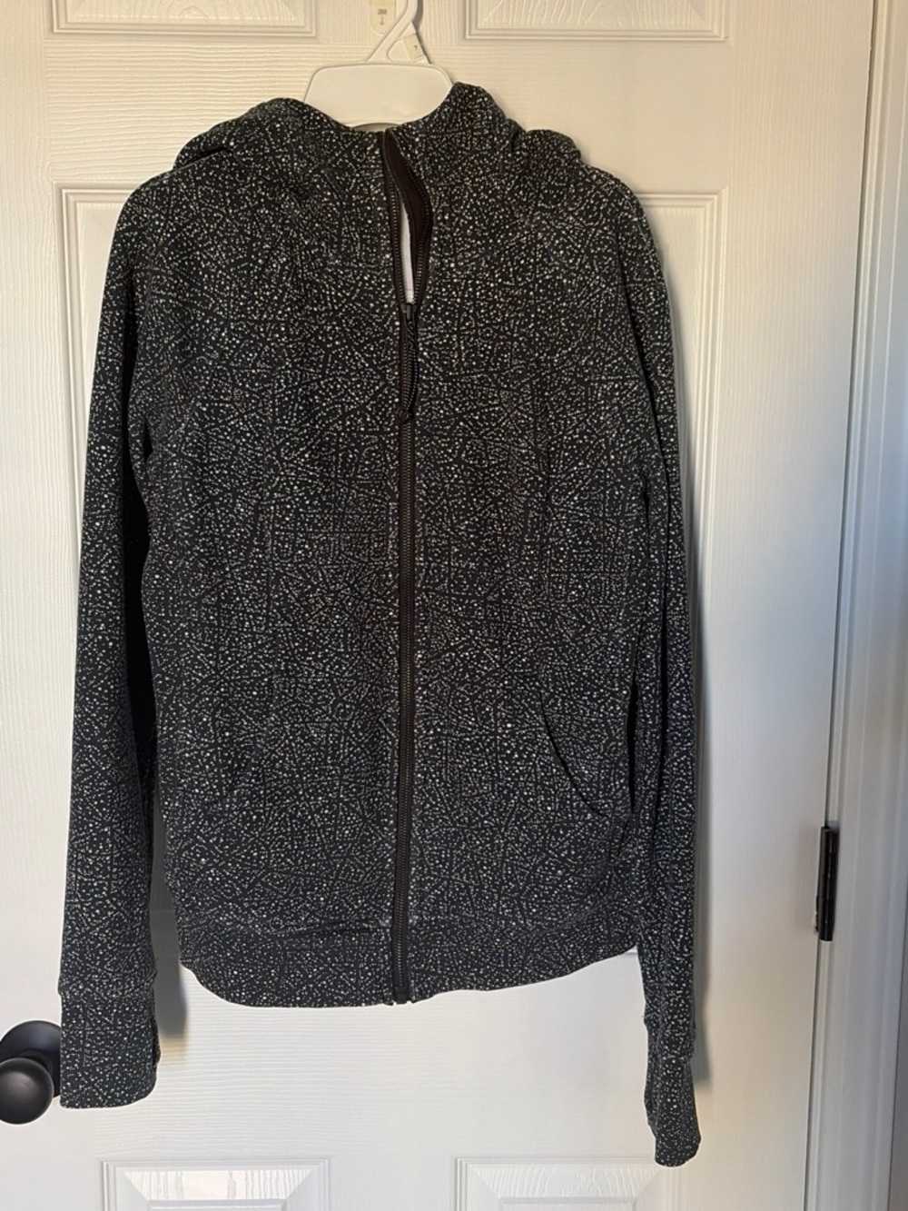 lululemon athletica Black Speckled Zip Hoodie